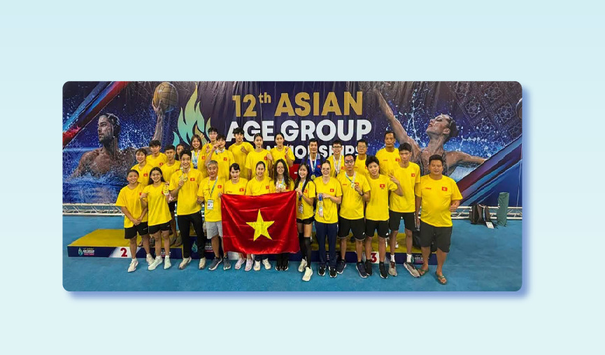 12-й чемпионат Азии по водным видам спорта среди возрастных групп: Вьетнам завоевал 14 золотых медалей