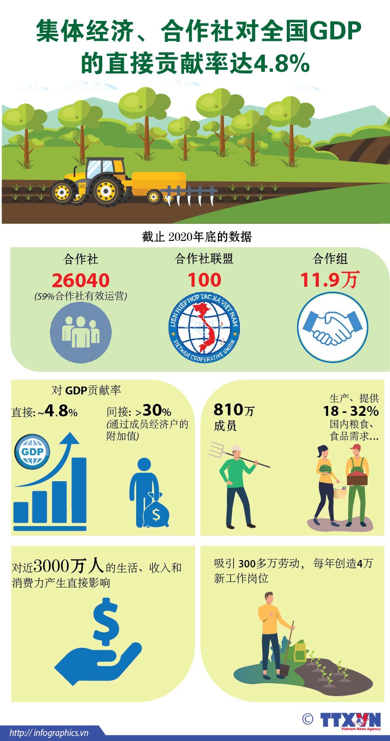 集体经济、合作社对全国GDP贡献率达4.8%