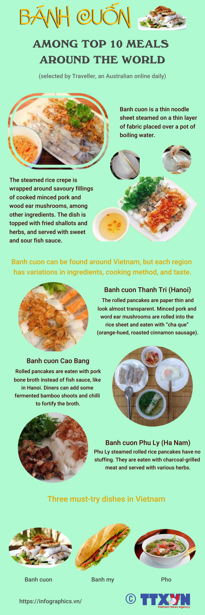 Banh cuon among top 10 meals around the world